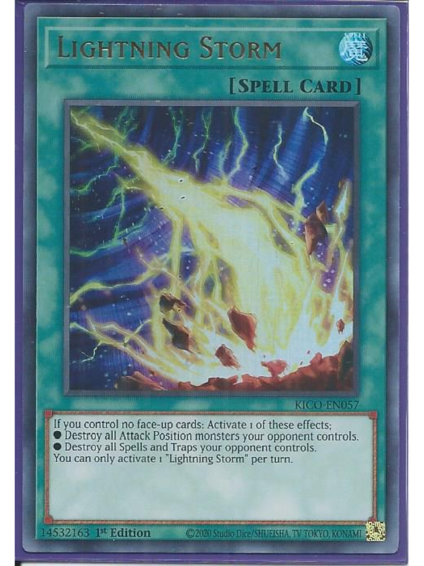 Lightning Storm - KICO-EN057 - Collector's Rare 1st Edition 1