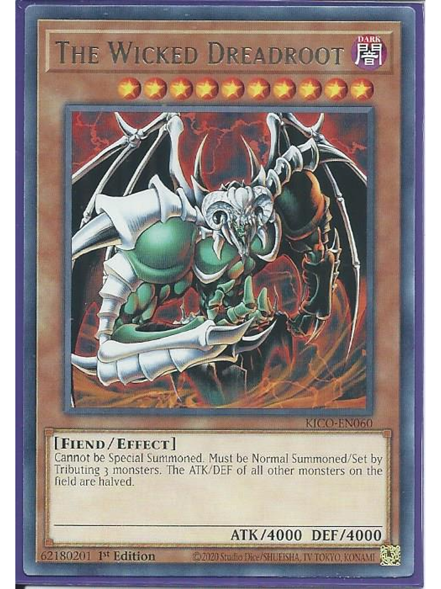 The Wicked Dreadroot - KICO-EN060 - Rare 1st Edition 1