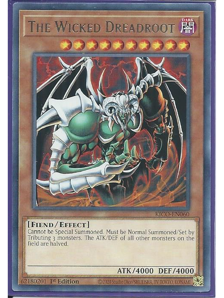 The Wicked Dreadroot - KICO-EN060 - Rare 1st Edition 1