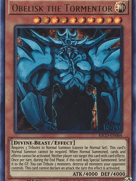 Obelisk the Tormentor - KICO-EN064 - Pharaoh Ultra Rare 1st Edition