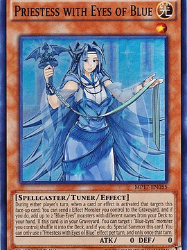 Priestess with Eyes of Blue - MP17-EN055 - Super Rare 1st Edition