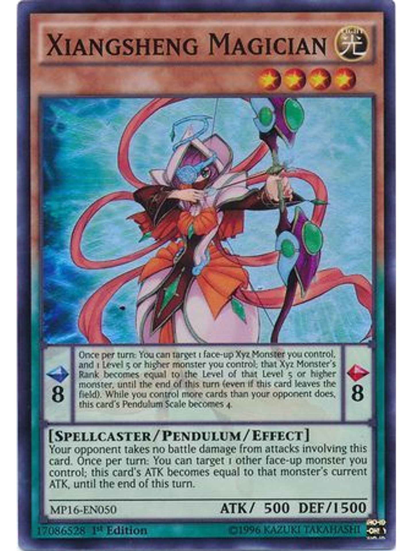 Xiangsheng Magician - mp16-en050 - Super Rare 1st Edition 1