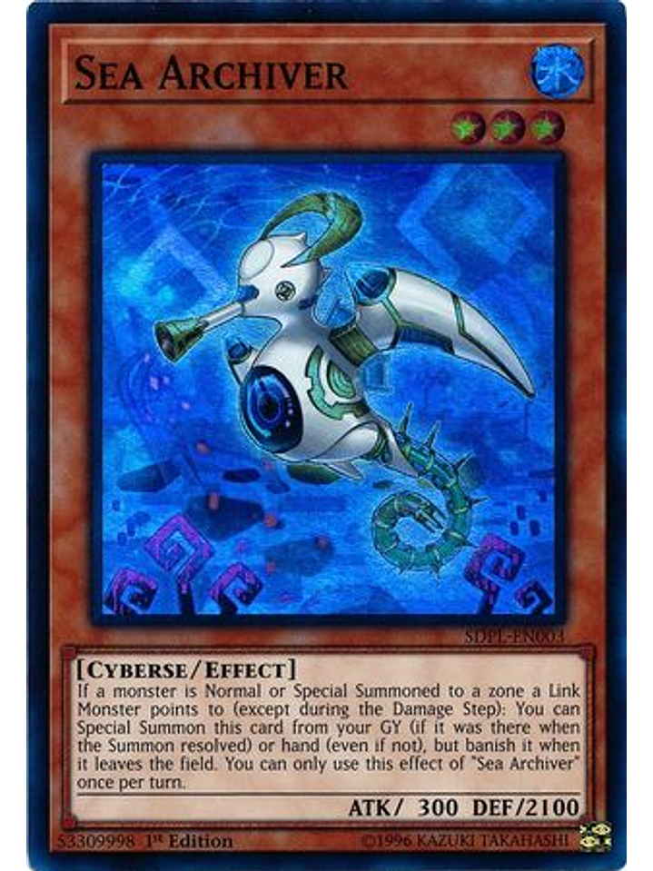 Sea Archiver - SDPL-EN003 - Super Rare 1st Edition 1