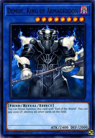 Demise, King of Armageddon - MP18-EN232 - Common 1st Edition