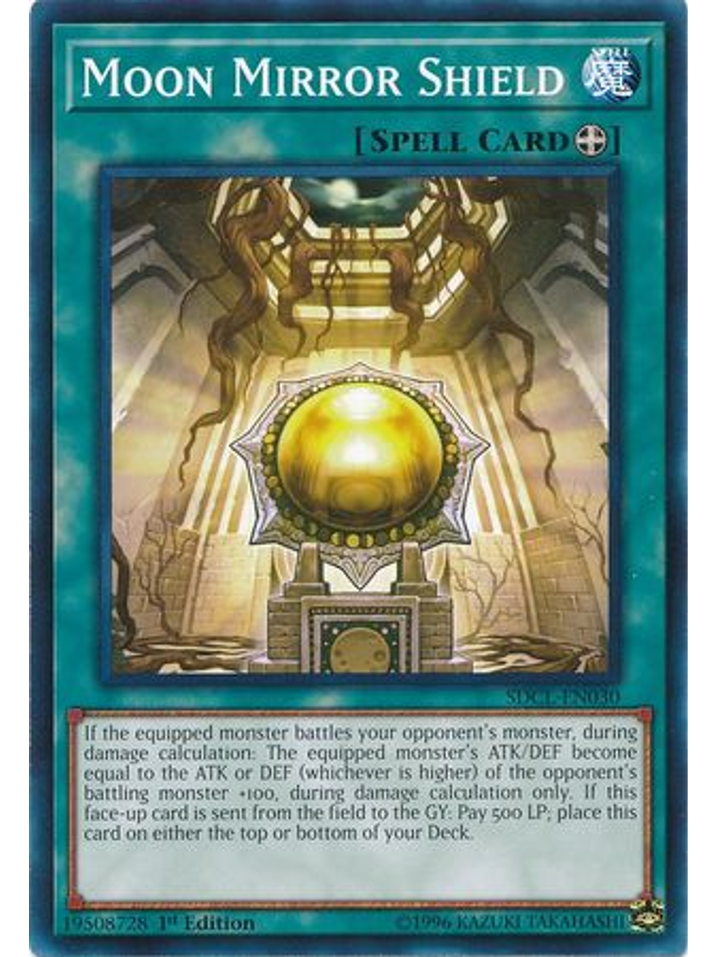 Moon Mirror Shield - SDCL-EN030 - Common 1st Edition 1