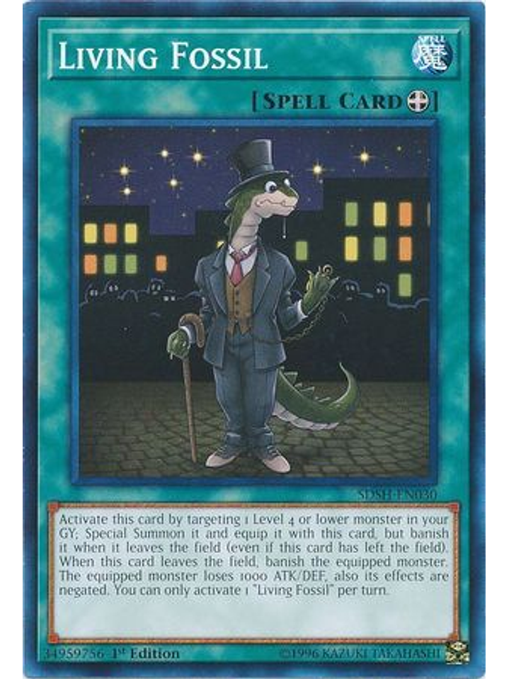 Living Fossil - SDSH-EN030 - Common 1st Edition 1