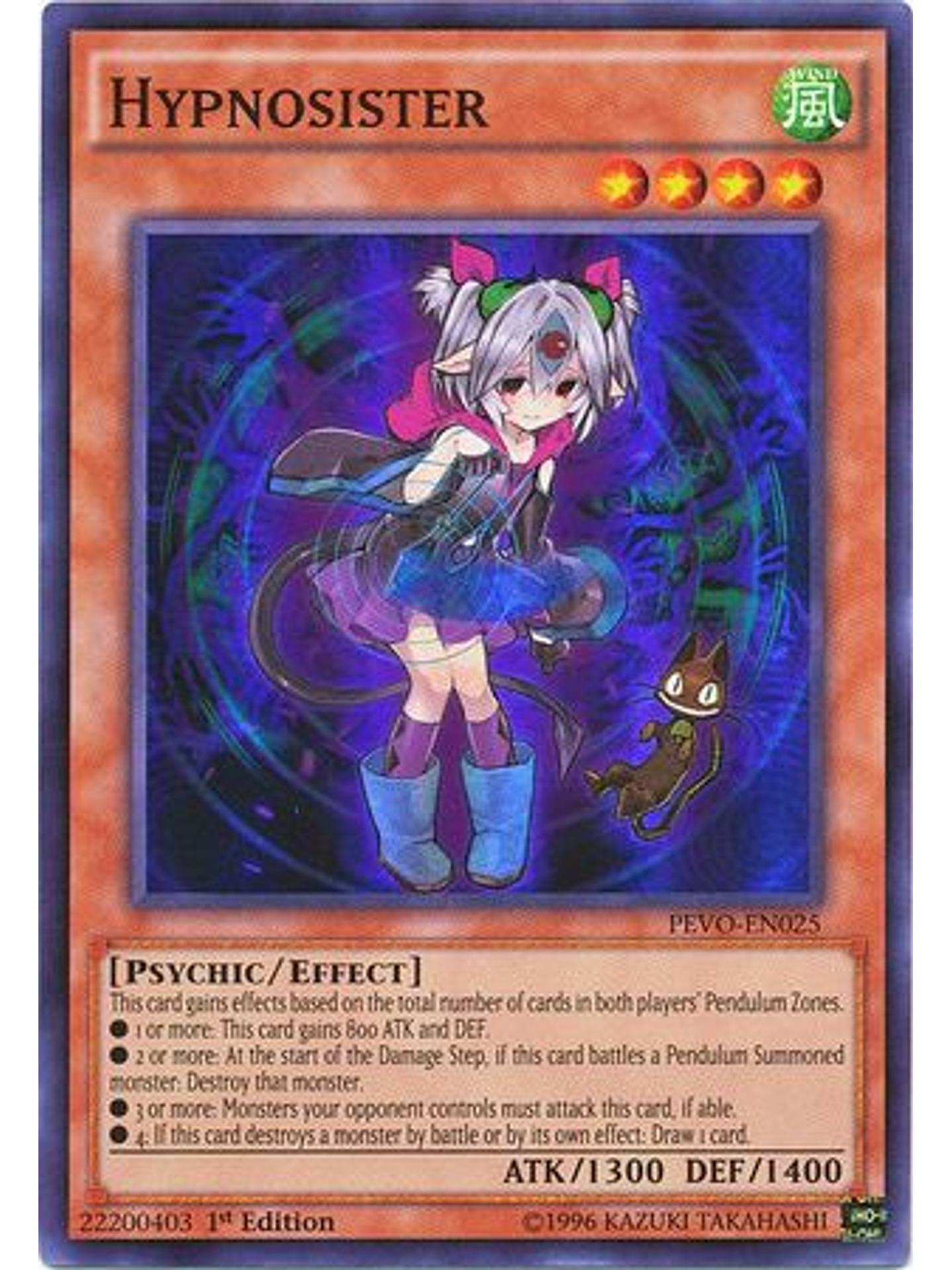 Hypnosister - pevo-en025 - Super Rare 1st Edition 1