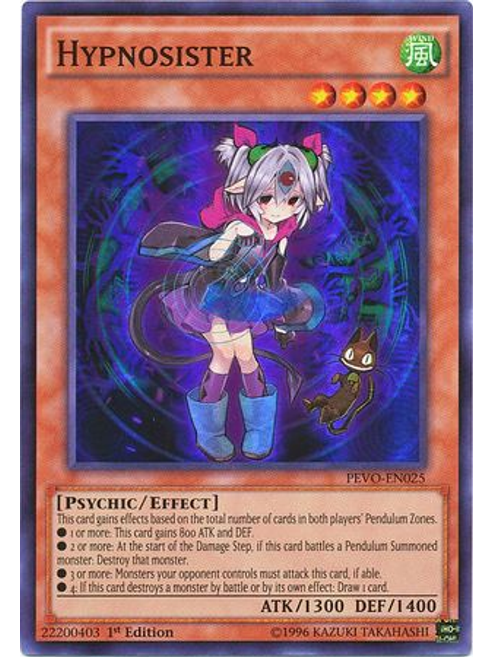 Hypnosister - pevo-en025 - Super Rare 1st Edition 1