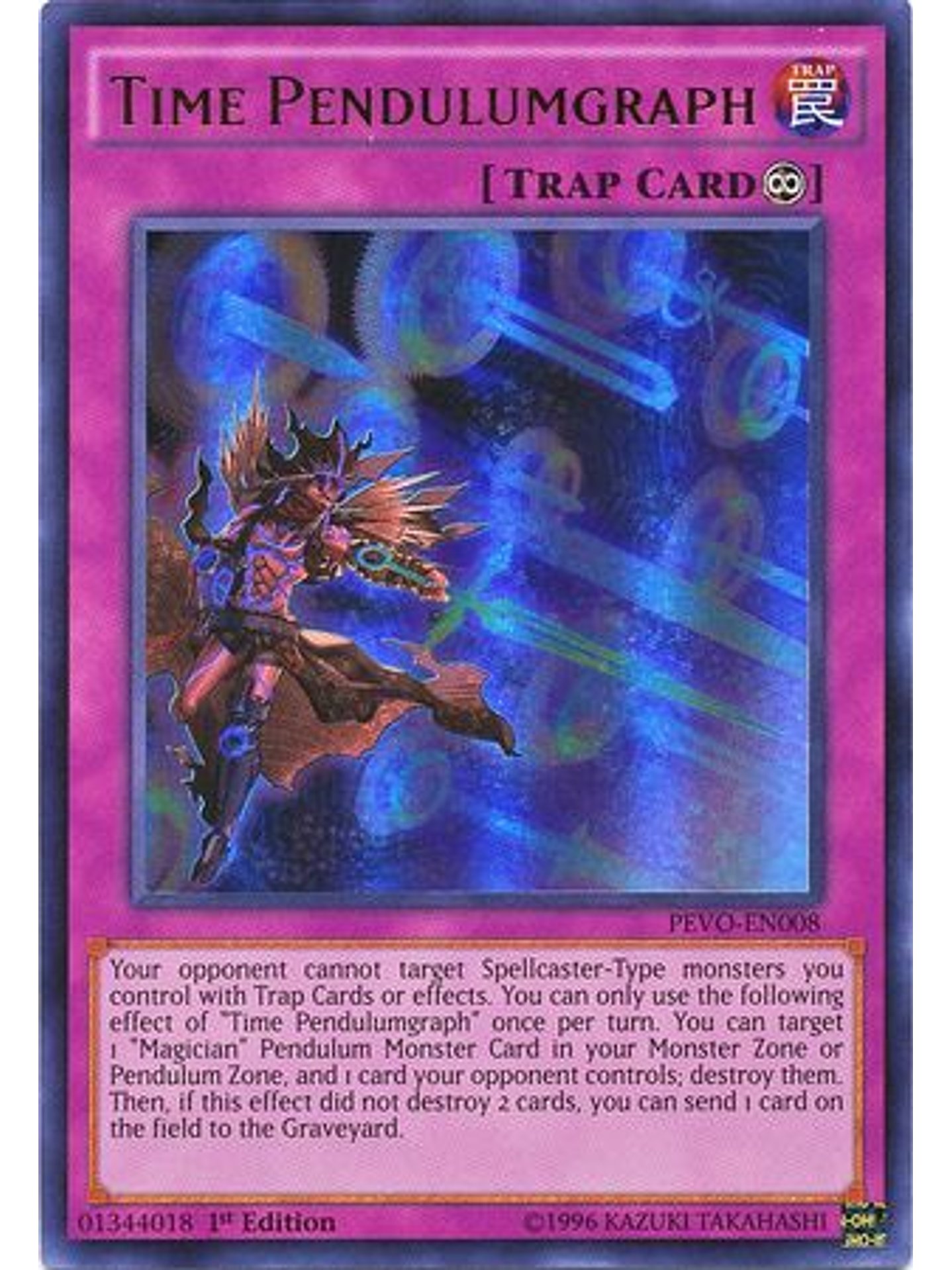 Time Pendulumgraph - PEVO-EN008 - Ultra Rare 1st Edition 1