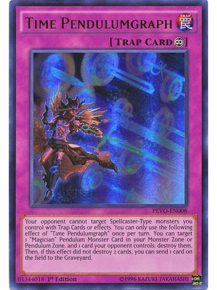 Time Pendulumgraph - PEVO-EN008 - Ultra Rare 1st Edition 1