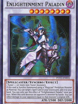 Enlightenment Paladin - PEVO-EN031 - Super Rare 1st Edition