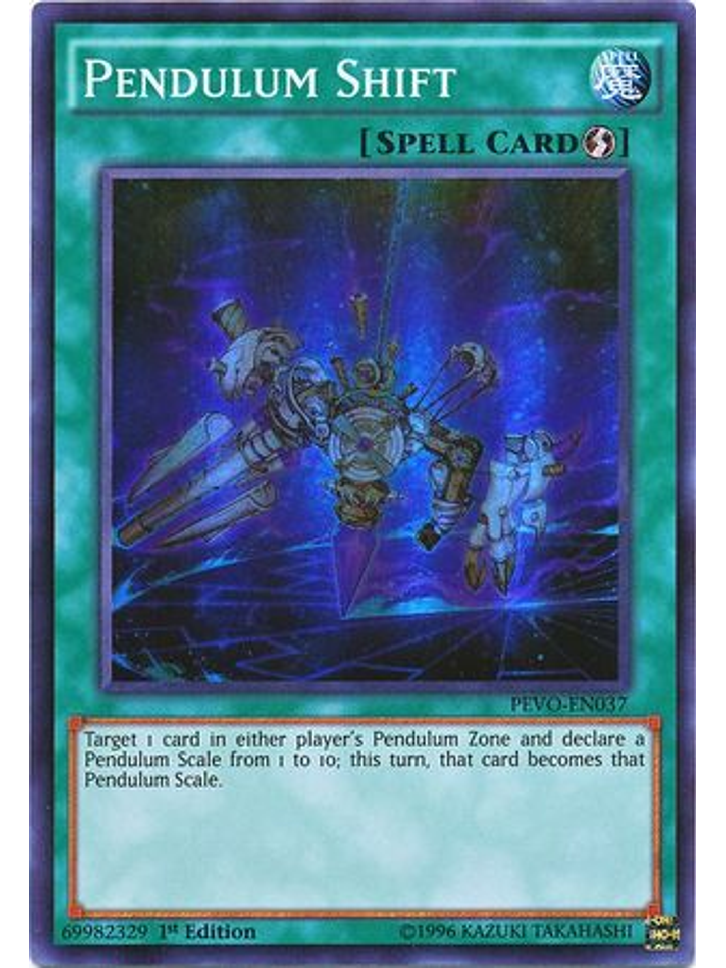 Pendulum Shift - PEVO-EN037 - Super Rare 1st Edition 1