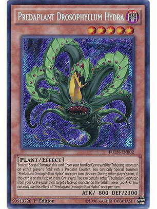 Predaplant Drosophyllum Hydra - FUEN-EN002 - Secret Rare 1st Edition