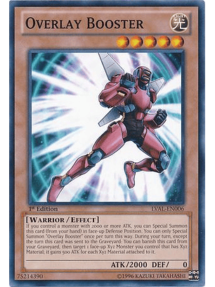 Overlay Booster - LVAL-EN006 - Common 1st Edition