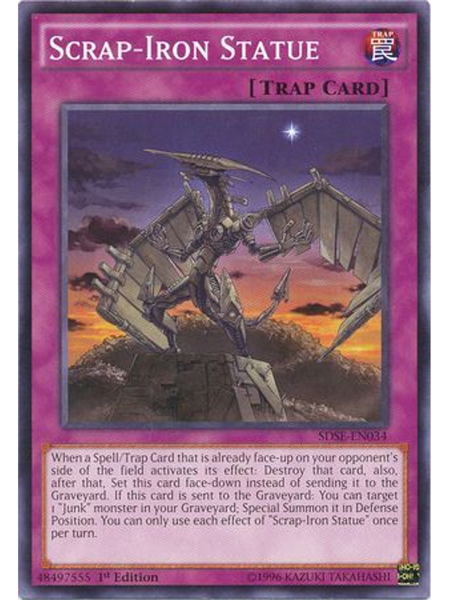 Scrap-Iron Statue - SDSE-EN034 - Common 1st Edition 1