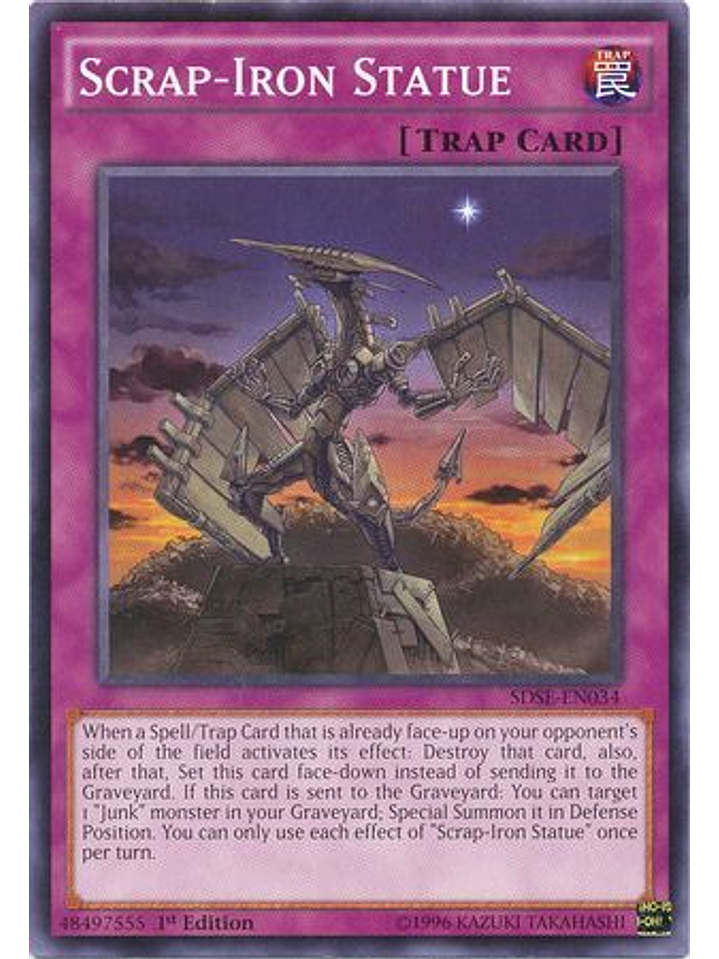 Scrap-Iron Statue - SDSE-EN034 - Common 1st Edition 1
