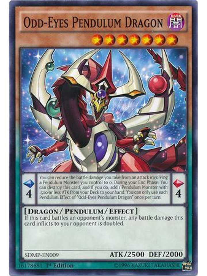 Odd-Eyes Pendulum Dragon - SDMP-EN009 - Common 1st Edition 1