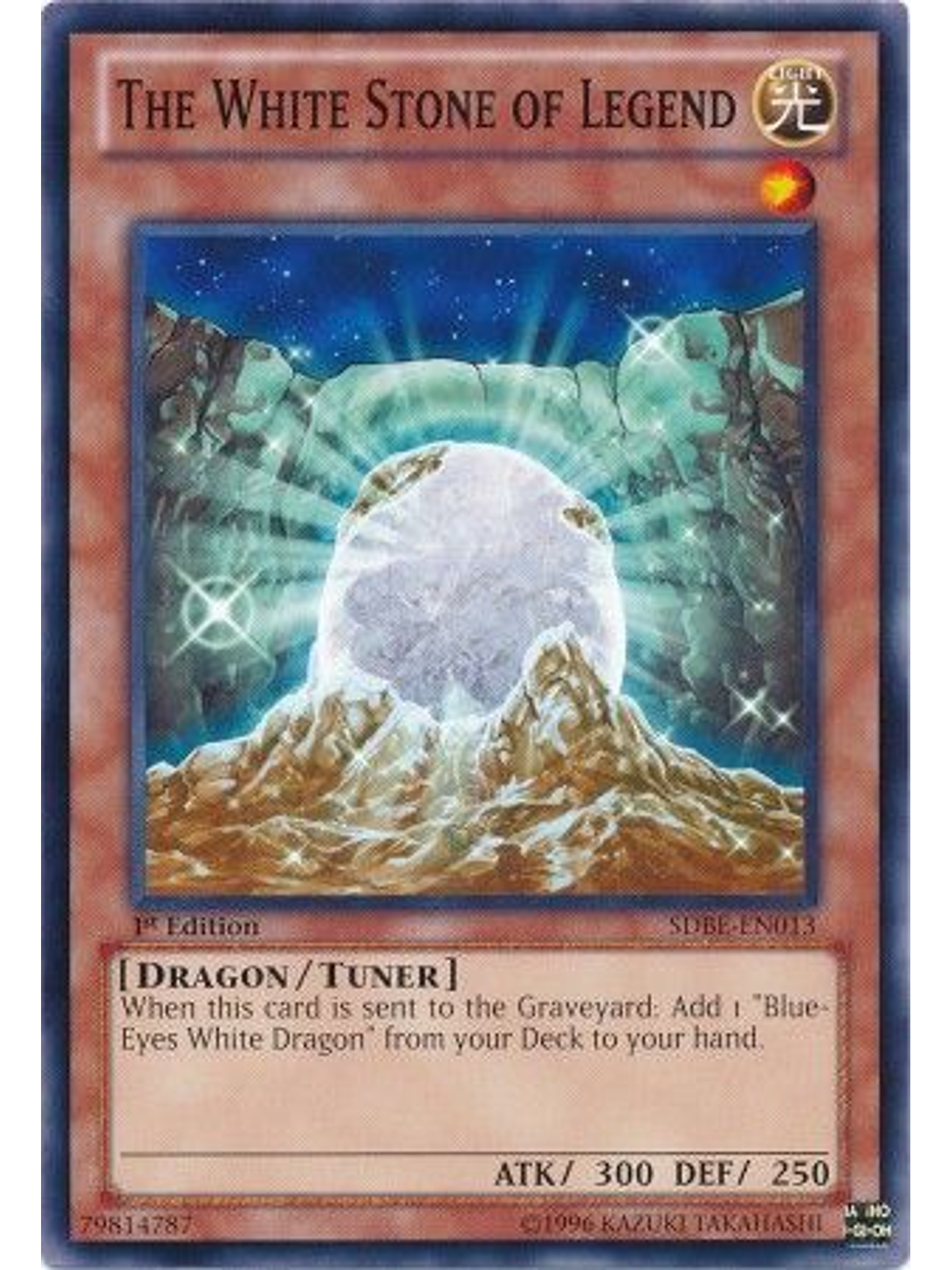 The White Stone of Legend - SDBE-EN013 - Common 1st Edition 1