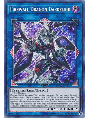 Firewall Dragon Darkfluid - CHIM-EN037 - Secret Rare Unlimited
