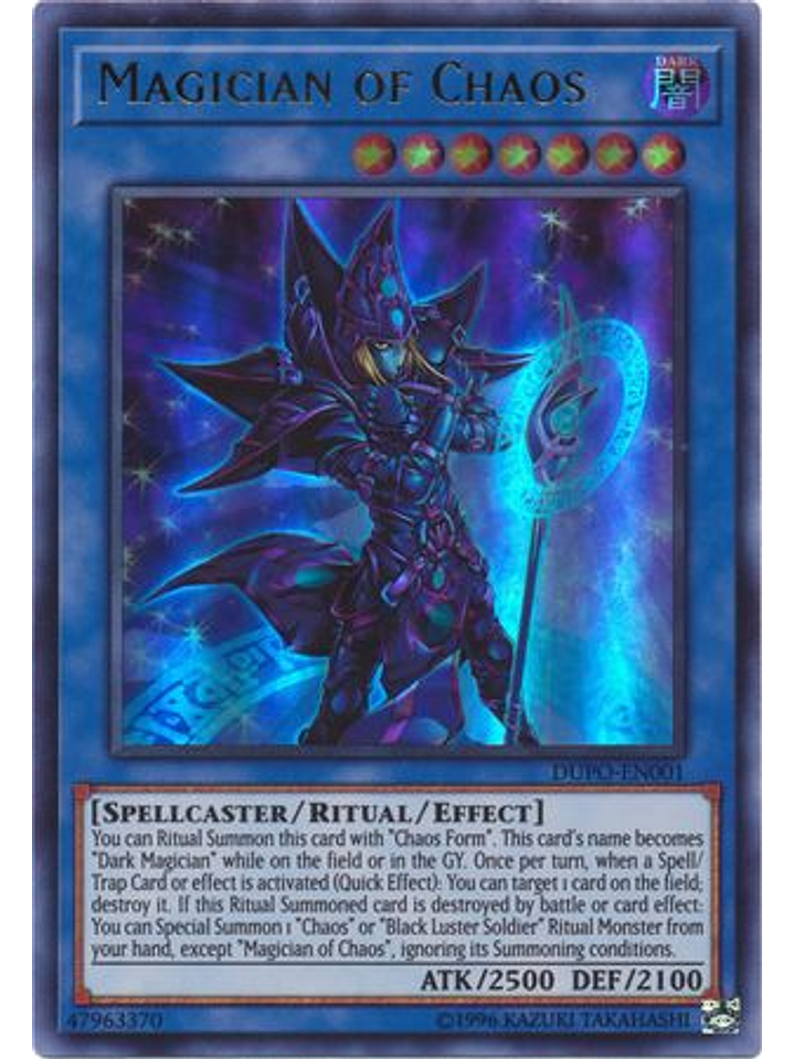 Magician of Chaos - DUPO-EN001 - Ultra Rare Unlimited 1