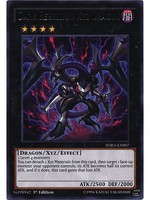 Dark Rebellion Xyz Dragon - WIRA-EN007 - Rare 1st Edition