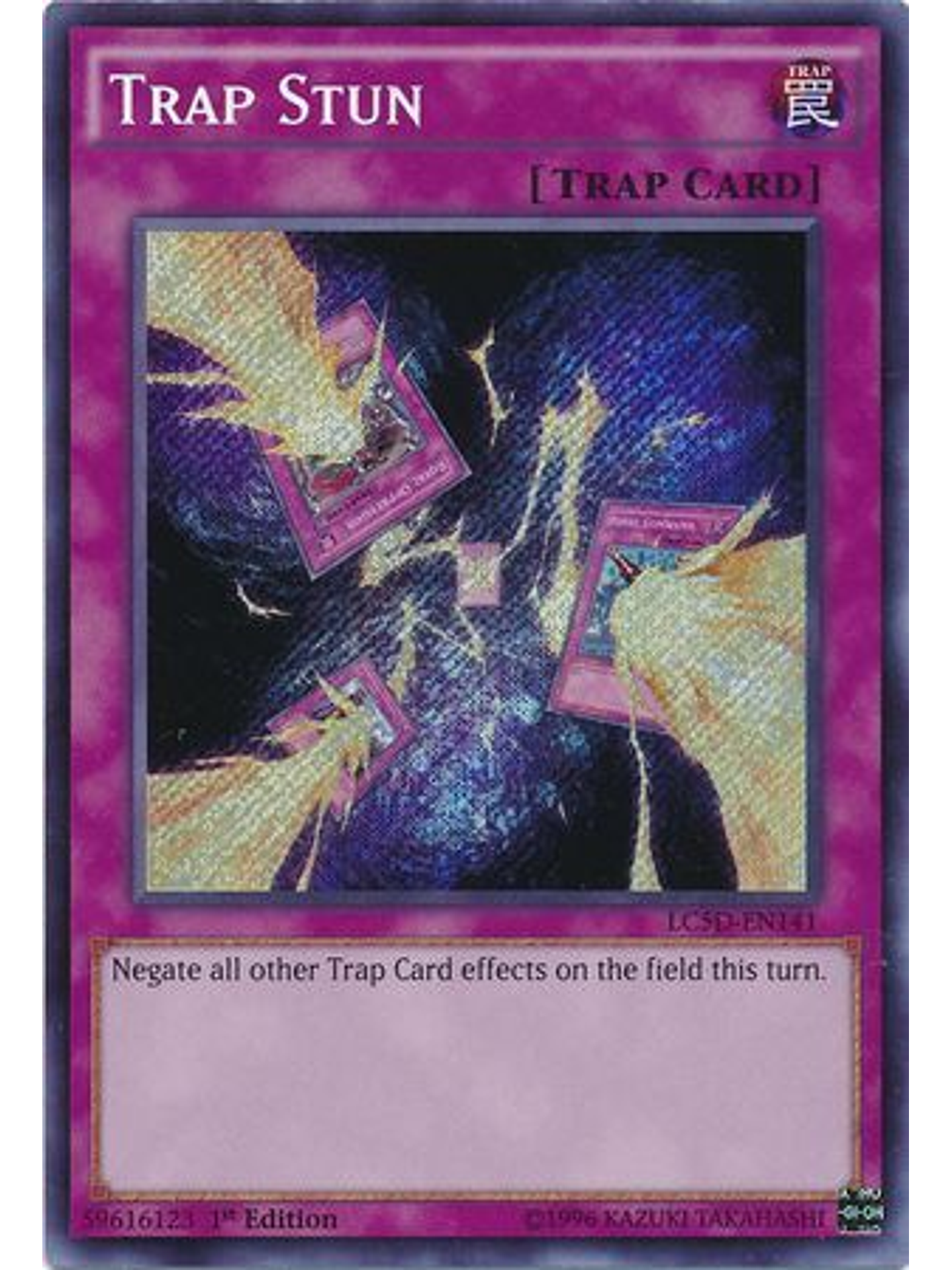 Trap Stun - LC5D-EN141 - Secret Rare 1st Edition 1