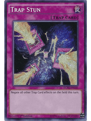 Trap Stun - LC5D-EN141 - Secret Rare 1st Edition