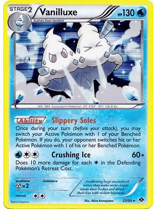 Vanilluxe - 33/99 - Holo Rare