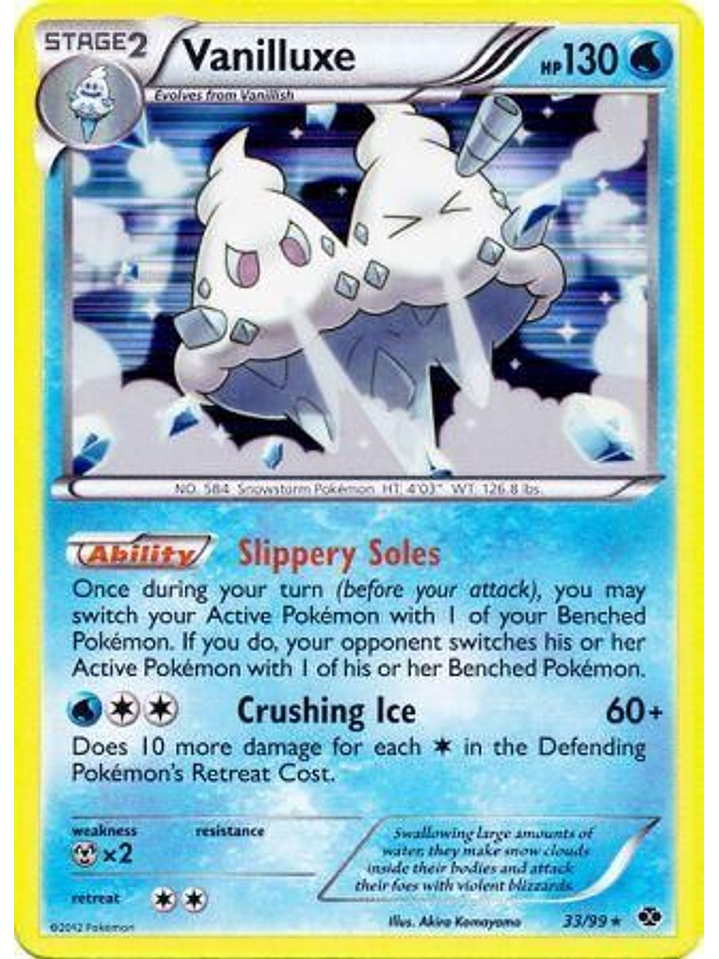 Vanilluxe - 33/99 - Holo Rare 1