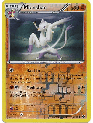 Mienshao - 68/99 - Uncommon Reverse Holo