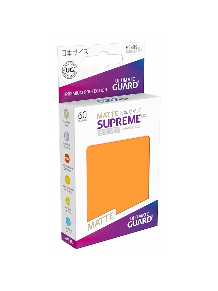 Ultimate Guard PROTECTORES SUPREME Matte Small (x60) 2