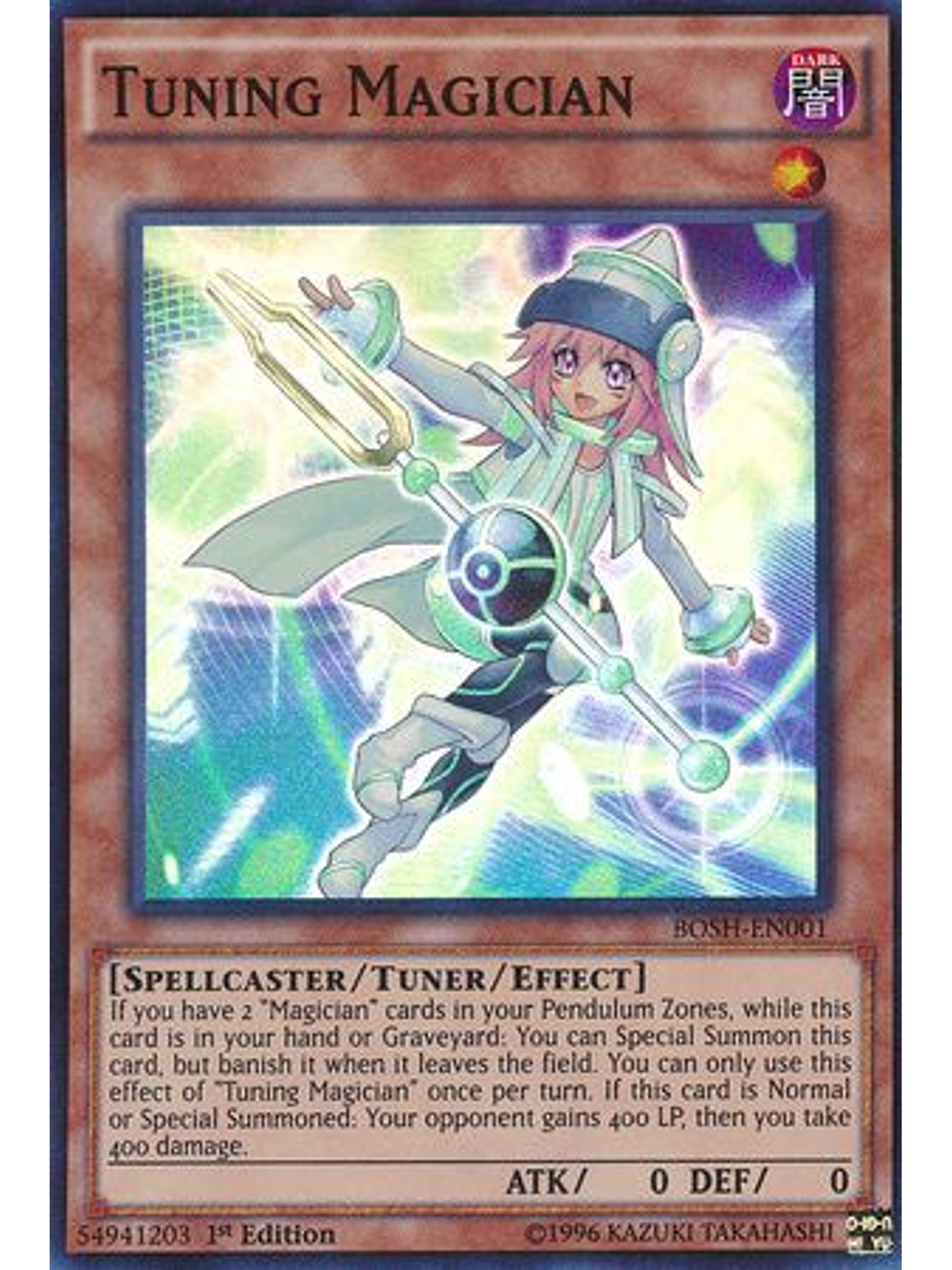 Tuning Magician - BOSH-EN001 - Super Rare 1st Edition 1