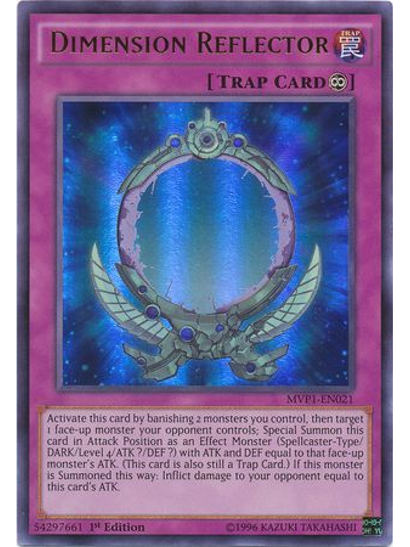 Dimension Reflector - MVP1-EN021 - Ultra Rare 1st Edition 1