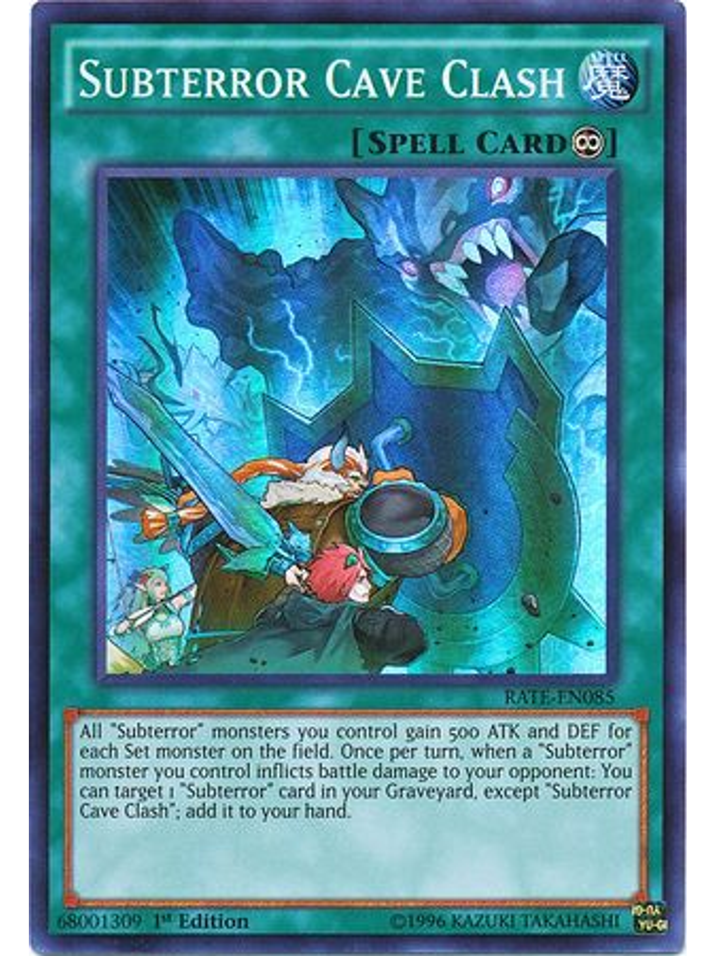 Subterror Cave Clash - RATE-EN085 - Super Rare 1st Edition 1