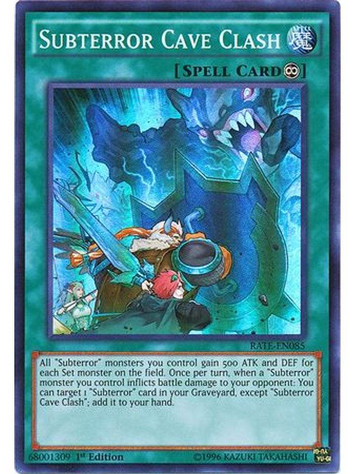 Subterror Cave Clash - RATE-EN085 - Super Rare 1st Edition 1