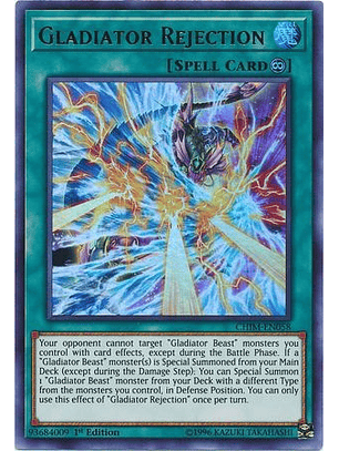 Gladiator Rejection - CHIM-EN058 - Ultra Rare 1st Edition