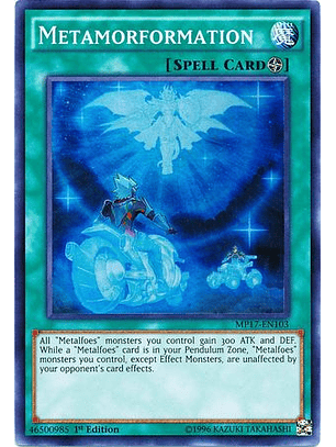 Metamorformation - MP17-EN103 - Super Rare 1st Edition