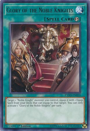 Glory of the Noble Knights - EXFO-EN059 - Rare 1st Edition