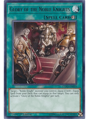 Glory of the Noble Knights - EXFO-EN059 - Rare 1st Edition