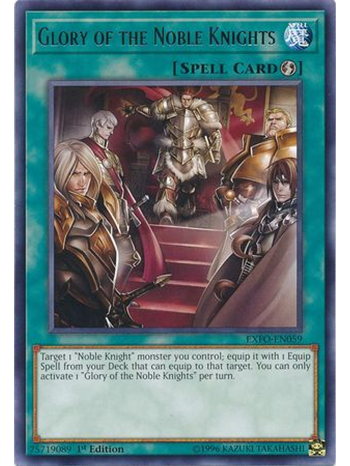 Glory of the Noble Knights - EXFO-EN059 - Rare 1st Edition 1