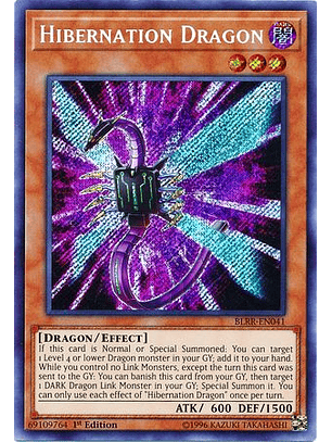 Hibernation Dragon - BLRR-EN041 - Secret Rare 1st Edition