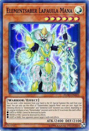 Elementsaber Lapauila Mana - FLOD-EN025 - Super Rare Unlimited