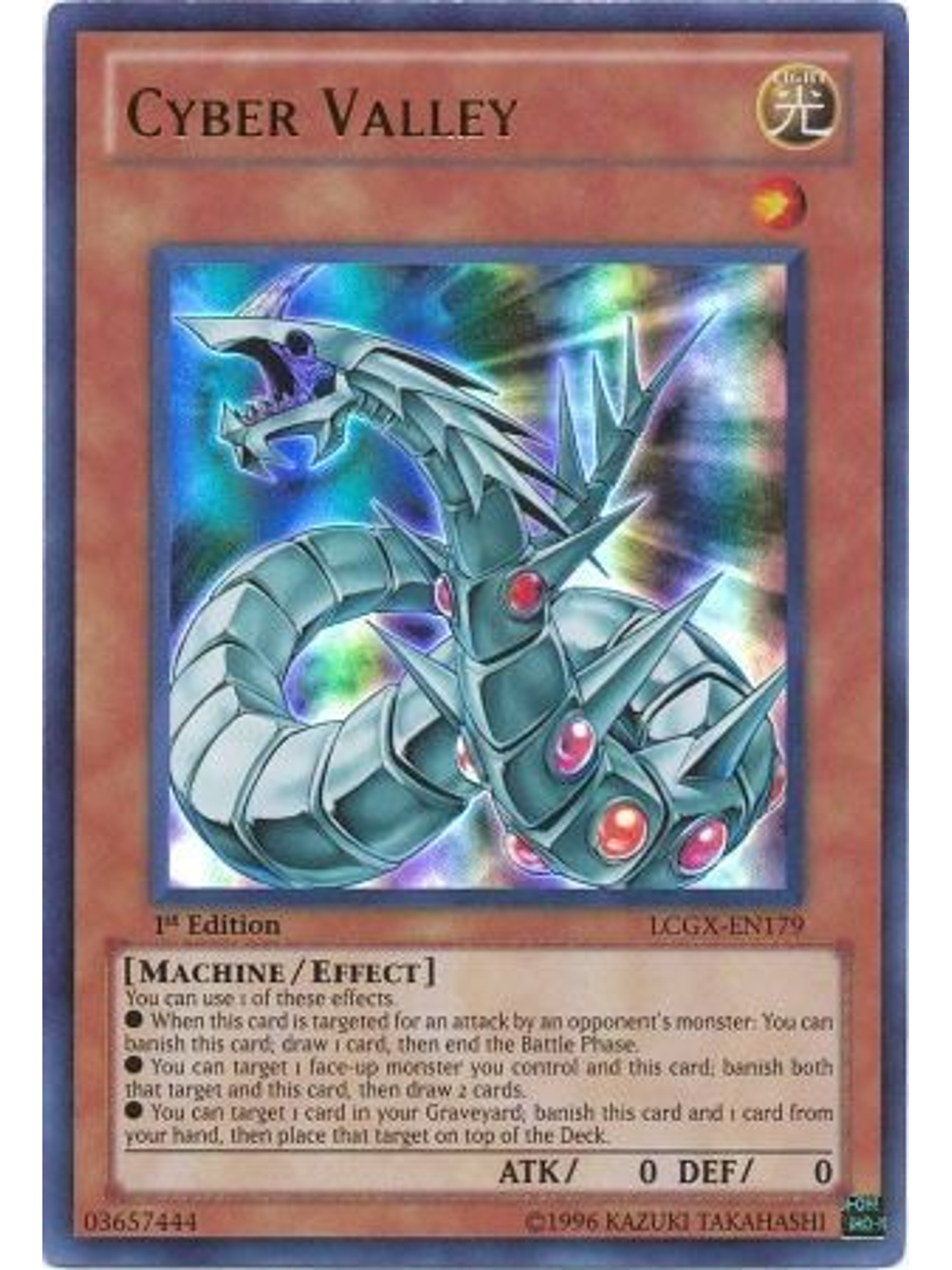Cyber Valley - LCGX-EN179 - Ultra Rare 1st Edition 1