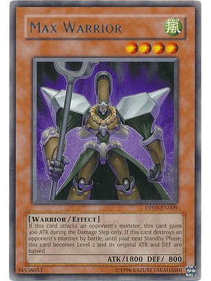 Max Warrior - DP09-EN009 - Rare Unlimited
