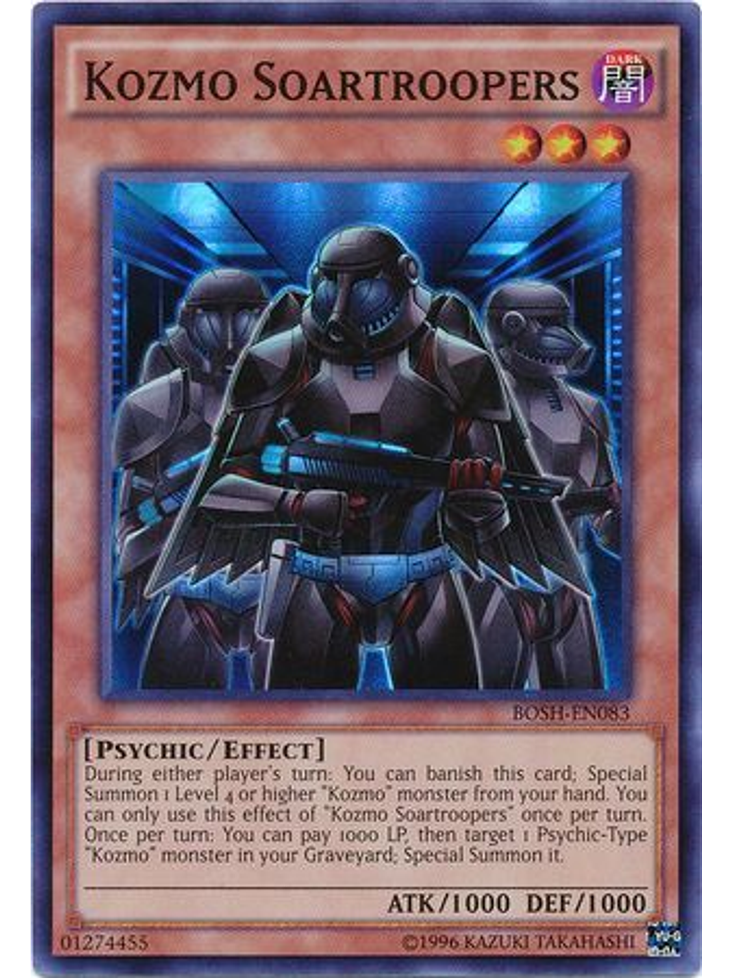 Kozmo Soartroopers - BOSH-EN083 - Super Rare Unlimited 1