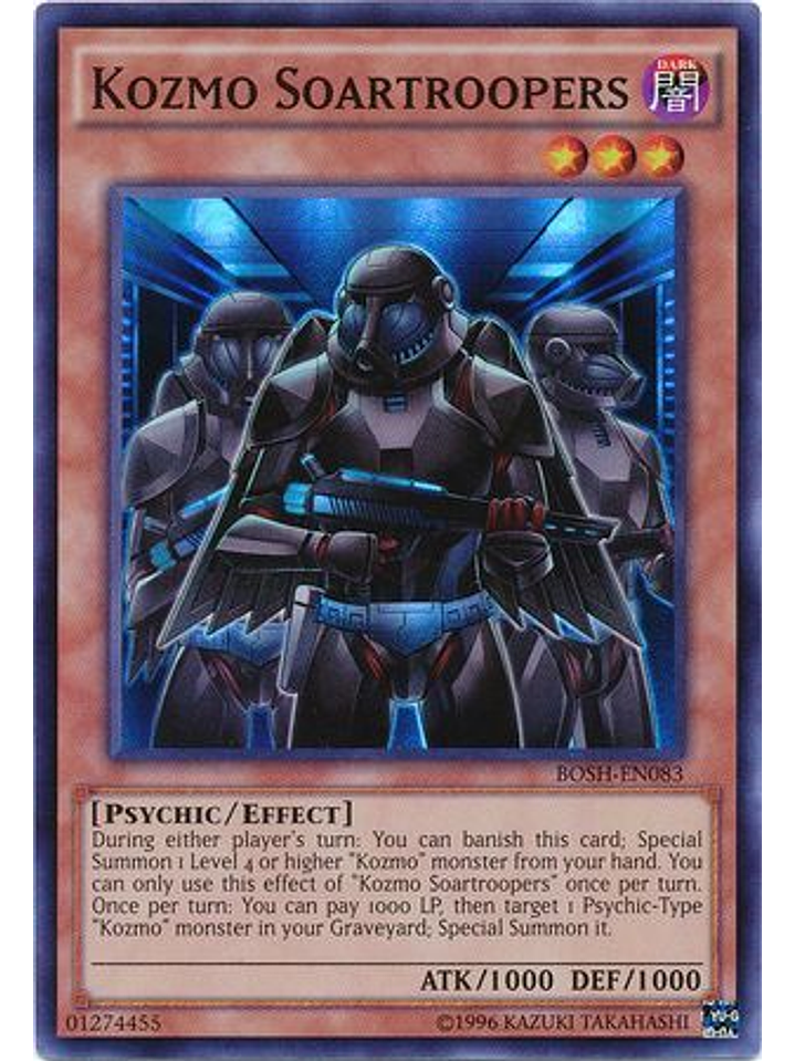 Kozmo Soartroopers - BOSH-EN083 - Super Rare Unlimited 1