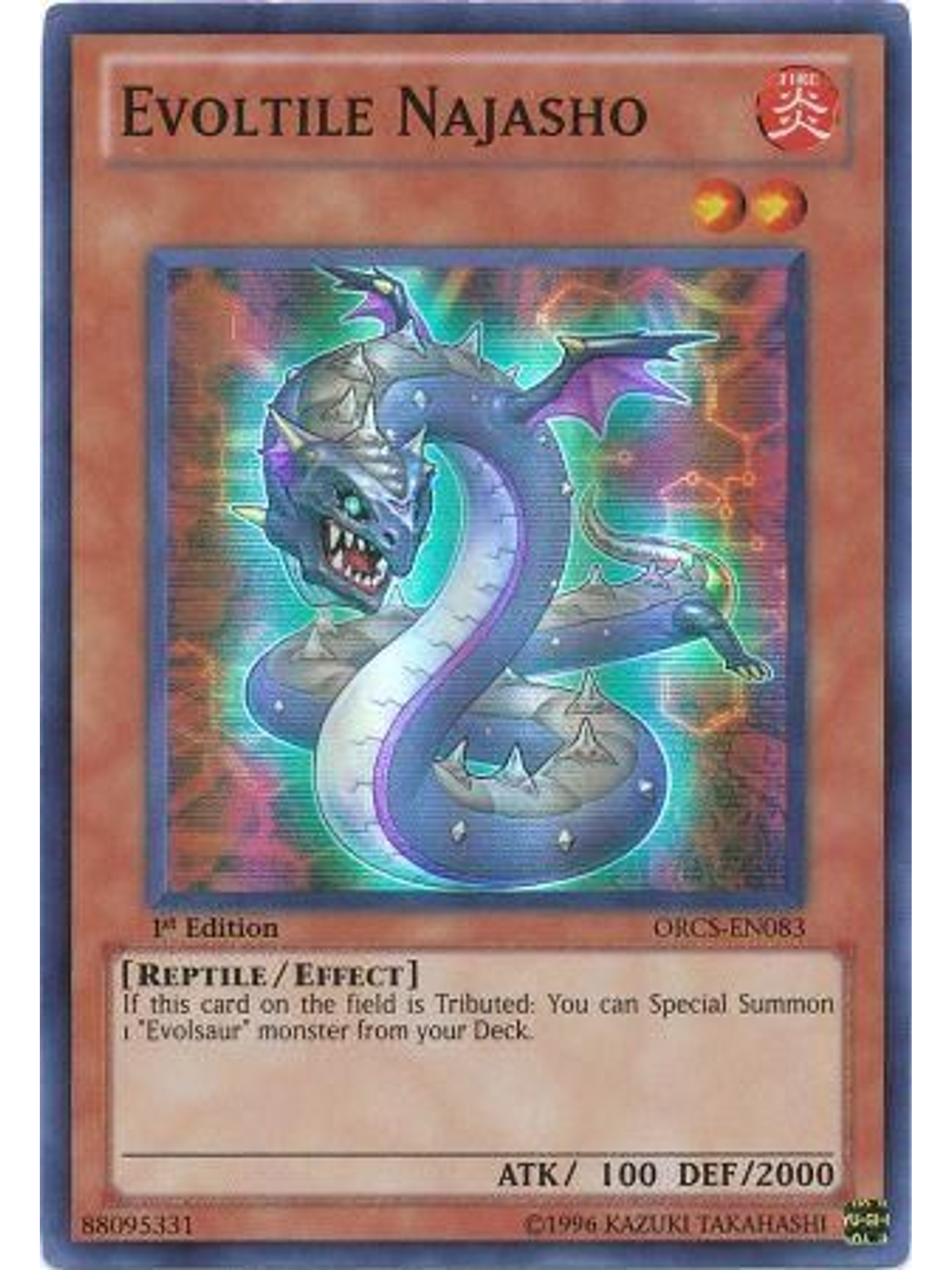 Evoltile Najasho - ORCS-EN083 - Super Rare 1st Edition 1