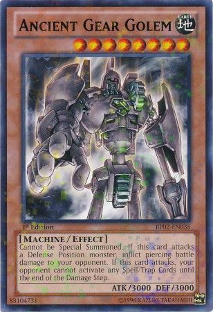 Ancient Gear Golem - BP02-EN035 - Mosaic Rare 1st Edition