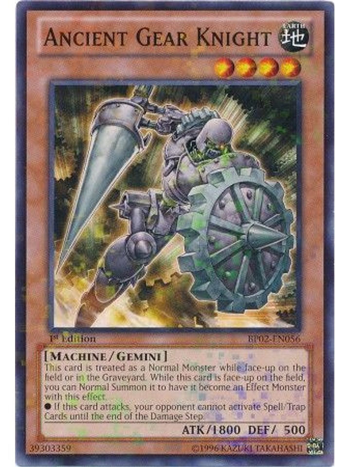Ancient Gear Knight - BP02-EN056 - Mosaic Rare 1st Edition 1
