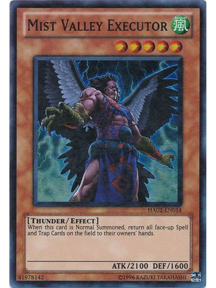 Mist Valley Executor - HA02-EN014 - Super Rare Unlimited 1